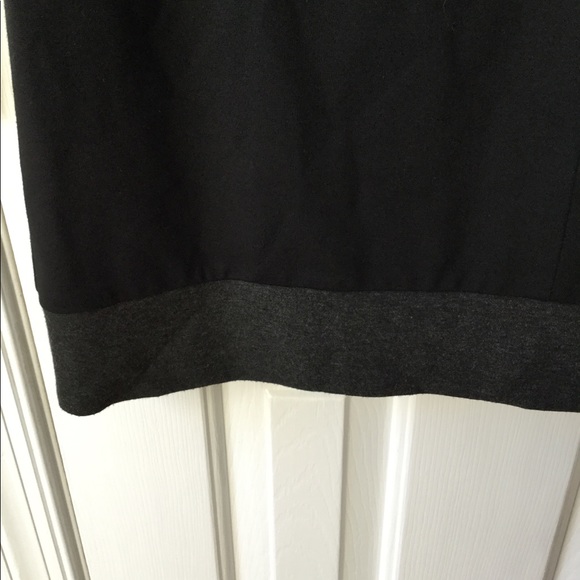 Trina Turk 10 Black/Gray Cap Sleeve Dress - Picture 3 of 6